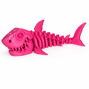 Pink Shark skeleton toy.